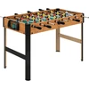 Koduva Stalo futbolo rinkinys, 2 kamuoliukai, neslystančios rankenos, rudos ir juodos spalvos, MDF, 118 x 104 x 69 cm