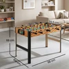 Koduva Stalo futbolo rinkinys, 2 kamuoliukai, neslystančios rankenos, rudos ir juodos spalvos, MDF, 118 x 104 x 69 cm