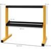 Koduva Stelažas hanteliams, iki 270 kg, 2 lentynos, plieno rėmas, geltonas, 92,5 x 50,5 x 80,5 cm