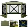 Koduva Stovyklinė pavėsinė su tinkleliu VEVOR, 3 x 3 x 2,2 m, 6 vietų, žalia
