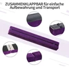 Sofa Koduva Sulankstoma gimnastikos buomo sija, neslystanti, violetinė, 210 x 10 x 6,5 cm