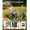 VEVOR Sulankstoma kempingo daiktų laikymo spintelė, aliuminis, 61 x 51 x 80 cm
