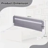Koduva Sulankstoma vaikiška lovelės apsauga 120x41x42 cm pilka