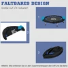 Koduva Sulankstomas fitneso batutas su reguliuojama rankena, Ø102 x 99-123 cm, juodas / mėlynas