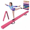 Promotion Sulankstomas gimnastikos balansinis rąstas su rankenomis, rožinis, 210 x 10 x 6 cm