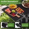Koduva Sulankstomas grill vežimėlis, juodas