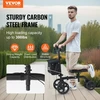 VEVOR Sulankstomas kelio paspirtukas HFK-9270, anglinis plienas, juodas, 91 x 43 x 104 cm