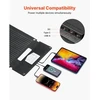 VEVOR Sulankstomas monokristalinis saulės skydelio įkroviklis S30, 30 W, su USB-A, USB-A (QC3.0) ir Type-C jungtimis