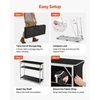 VEVOR Sulankstomas nešiojamas baro stalas, aliuminio rėmas, 111 x 39 x 101 cm