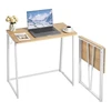 Koduva Sulankstomas rašomasis stalas VEVOR ZH605, 80 x 40 x 75 cm, ąžuolo spalvos / baltas