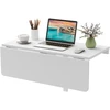 Promotion Sulankstomas sieninis stalas 80x60 cm baltas spalvos