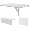 Promotion Sulankstomas sieninis stalas 80x60 cm baltas spalvos