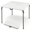 Koduva Sulankstomas stovyklavimo stalas, baltas, 86,4 x 86,4 x 73,7 cm