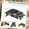Koduva Sulankstomas šunų vežimėlis, tamsiai žalias, iki 25 kg