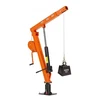 VEVOR Sunkvežimio kranas HZ-04, 907,2kg, rankinė gervė, 360° pasukama teleskopinė strėlė