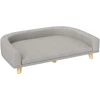 Koduva Šuns sofa dideliems šunims iki 30 kg, pilka, 98 x 67 x 25 cm