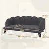 Koduva Šuns sofa, tamsiai pilka, 98,5 x 60,5 x 35,5 cm, iki 25 kg