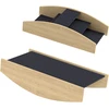 Koduva Šunų agility rampa 2-in-1, supynė ir laipteliai, neslystanti, eglės mediena, 80 x 39,5 cm