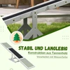 Koduva Šunų agility supynės, baltos, 180 x 30 x 30 cm, iki 30 kg