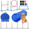VEVOR Šunų agility treniruočių rinkinys, 5 dalių, PVC