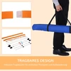 Koduva Šunų agility treniruočių rinkinys su žiedu 2 viename, Model 4, plastikas PE, balta+oranžinė, 74,5 x 66 x 91 cm