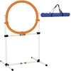 Koduva Šunų agility treniruočių rinkinys su žiedu 2 viename, Model 4, plastikas PE, balta+oranžinė, 74,5 x 66 x 91 cm