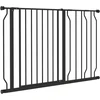 Koduva Šunų apsauginiai varteliai, prispaudžiami, reguliuojamas ilgis 75-115 cm, plienas/ABS, juodi