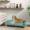 Koduva Šunų sofa-lova, žalia, 98 x 67 x 25 cm