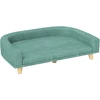 Koduva Šunų sofa-lova, žalia, 98 x 67 x 25 cm