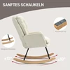 Koduva Supamasis krėslas, plati sėdynė, aukšta atlošo dalis, buko medžio rėmas, iki 120 kg, smėlio spalvos