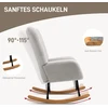 Koduva Supamasis krėslas, švelnus užvalkalas, stora paminkštinta sėdynė, šviesiai pilkas