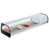 VEVOR Sushi vitrininis šaldytuvas GN-62L, 62 l, 6 indų, 151 x 43 x 29 cm
