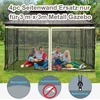 Koduva Tinklelis nuo uodų paviljonui 3 x 3 m, 4 dalys, juodas