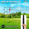 VEVOR Tinklinio treniruočių tinklas JH-204, reguliuojamo aukščio, raudonas, 427 cm