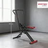 Koduva Total Crunch treniruoklis, reguliuojamas, metalas, raudonas