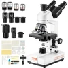Koduva Trinokuliarinis laboratorinis mikroskopas VEVOR XSP-36TV, 40X-2500X, su LED apšvietimu