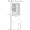 Koduva Tualeto spintelė su stumdomomis durimis 63x29x170 cm RTBA7856WH
