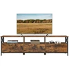 Koduva TV staliukas televizoriams iki 80 colių, 178 x 40 x 50 cm, ruda-juoda