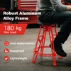 Koduva Tvirtas aliuminio mechaniko kėdė su pakoja, 360°