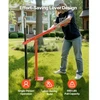 VEVOR Tvoros stulpų traukiklis BY-043-02, su traukimo plokšte ir 119 cm grandine, oranžinis, 95 cm