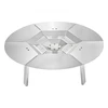 VEVOR Ugnies duobės šilumos deflektorius, skirtas Solo Stove Yukon, nerūdijantis plienas 304, apvalus, 64 x 25 cm