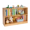 VEVOR Vaikiška knygų lentyna Montessori, medinė, ruda, 90 x 30 x 60 cm