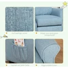 Koduva Vaikiška poilsinė sofa su atlošu ir kojų atrama, mėlyna, 58 x 53 x 70 cm