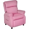 Fotelis Koduva Vaikiška poilsio sofa su kojų atrama ir reguliuojamu atlošu, rausva, 58 x 53 x 70 cm