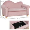 Koduva Vaikiška sofa, 2 vietų, rožinė, 84 x 41,5 x 48,5 cm