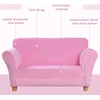 Fotelis Koduva Vaikiška sofa su braškių dizainu, rožinė, 90 x 53 x 48 cm