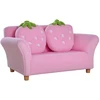 Fotelis Koduva Vaikiška sofa su braškių dizainu, rožinė, 90 x 53 x 48 cm