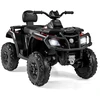 Koduva Vaikiškas ATV 24V 2 vietų elektrinis keturratis, 4 varikliai, juodas