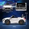 Koduva Vaikiškas elektrinis automobilis Mercedes-Benz AMG GTR, baltas, 12 V, 3-5 km/h