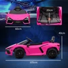Koduva Vaikiškas elektrinis automobilis Lamborghini Revuelto, rožinė, 105 x 60 x 40 cm